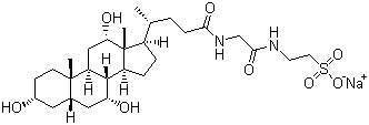 structure of CAS# 41945-48-6, 胆酸钠
