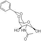 structure of CAS# 420118-03-2, 4,6-O-亚苄基-N-乙酰基-D-半乳糖胺