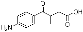 structure of CAS# 42075-29-6, 4-(4-氨基苯基)-3-甲基-4-氧代丁酸