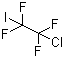 1-氯-2-碘四氟乙烷分子结构 (CAS 421-78-3)