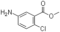 structure of CAS# 42122-75-8, Methyl 2-chloro-5-aminobenzoate