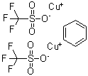 structure of CAS# 42152-46-5, 三氟甲烷磺酸铜(I)苯络合物