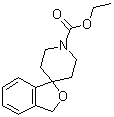 structure of CAS# 42191-83-3, 螺[异苯并呋喃-1(3H),4'-哌啶]-1'-羧酸乙酯