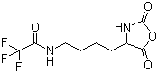 structure of CAS# 42267-27-6, N-(4-(2,5-二氧代-4-恶唑烷基)丁基)-2,2,2-三氟乙酰胺