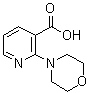 structure of CAS# 423768-54-1, 2-(Morpholin-4-yl)nicotinic acid