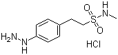 CAS # 42381-27-1, 4-Hydrazino-N-methylbenzeneethanesulfonamide hydrochloride, p-[beta-(Methylsulfonamido)ethyl]phenylhydrazine hydrochloride