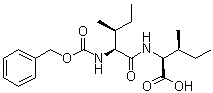 structure of CAS# 42538-01-2, N-[N-苄氧羰基-L-异亮氨酰]-L-异亮氨酸