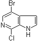 structure of CAS# 425380-38-7, 4-Bromo-7-chloro-1H-pyrrolo[2,3-c]pyridine
