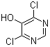 structure of CAS# 425394-89-4, 4,6-Dichloro-5-hydroxypyrimidine