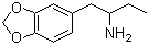 structure of CAS# 42542-07-4, 1-(3,4-Methylenedioxyphenyl)-2-butanamine