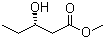 structure of CAS# 42558-50-9, (+)-Methyl (S)-3-hydroxyvalerate