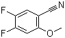 structure of CAS# 425702-28-9, 4,5-Difluoro-2-methoxybenzonitrile