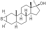 CAS # 4267-80-5, Hemapolin, (2alpha,3alpha,5alpha,17beta)-2,3-Epithio-17-methylandrostan-17-ol