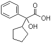 structure of CAS# 427-49-6, 2-环戊基-2-羟基苯乙酸