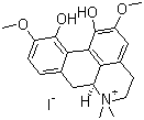 碘化木兰花碱分子结构 (CAS 4277-43-4)