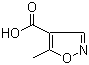 CAS # 42831-50-5, 5-Methyl-4-isoxazolecarboxylic acid, 5-Methylisoxazole-4-carboxylic acid