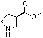 structure of CAS# 428518-43-8, (R)-3-吡咯烷甲酸甲酯