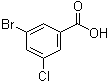 structure of CAS# 42860-02-6, 3-Bromo-5-chlorobenzoic acid