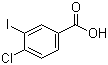 structure of CAS# 42860-04-8, 4-Chloro-3-iodobenzoic acid