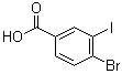structure of CAS# 42860-06-0, 4-Bromo-3-iodobenzoic acid