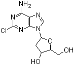 Cladribine molecular structure (CAS 4291-63-8)