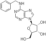 structure of CAS# 4294-16-0, 6-Benzylaminopurine riboside