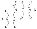 structure of CAS# 42952-91-0, N-亚硝基二苯胺-d10