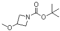 structure of CAS# 429669-07-8, 3-Methoxyazetidine-1-carboxylic acid tert-butyl ester