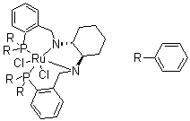 structure of CAS# 429678-11-5, [(1R,2R)-N,N-双[2-(二苯基膦)苄基]环己烷-1,2-二胺]二氯化钌