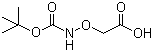 structure of CAS# 42989-85-5, Boc-aminooxyacetic acid