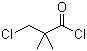 structure of CAS# 4300-97-4, 3-Chloropivaloyl chloride