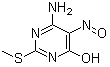 CAS 登录号：43005-49-8, 4-氨基-6-羟基-2-甲硫基-5-亚硝基嘧啶