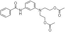CAS # 43051-43-0, 3-Benzamidophenyliminodiethyl diacetate, 3'-(N,N-Bis(acetoxyethyl)amino)benzanilide