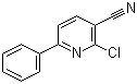 structure of CAS# 43083-14-3, 2-氯-6-苯基烟腈