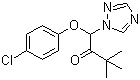 structure of CAS# 43121-43-3, Triadimefon