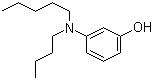 structure of CAS# 43141-69-1, 3-(Dibutylamino)phenol