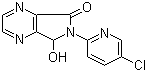structure of CAS# 43200-81-3, 6-(5-Chloro-2-pyridyl)-6,7-dihydro-7-hydroxy-5H-pyrrolo[3,4-b]pyrazin-5-one