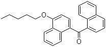 structure of CAS# 432047-72-8, 1-Naphthalenyl[4-(pentyloxy)-1-naphthalenyl]methanone