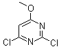 structure of CAS# 43212-41-5, 2,4-Dichloro-6-methoxypyrimidine