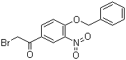 structure of CAS# 43229-01-2, 2-Bromo-4'-Benzyloxy-3'-nitroacetophenone