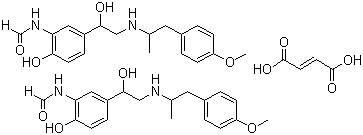 structure of CAS# 43229-80-7, Formoterol fumarate