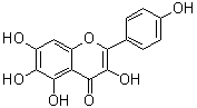 CAS # 4324-55-4, 6-Hydroxykaempferol, 3,5,6,7,4'-Hydroxy flavone, Galetine, Norvogeletin