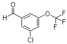 structure of CAS# 433926-48-8, 3-氯-5-三氟甲氧基苯甲醛