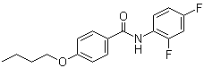 structure of CAS# 433967-28-3, 4-丁氧基-N-(2,4-二氟苯基)苯甲酰胺