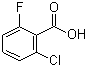 structure of CAS# 434-75-3, 2-氯-6-氟苯甲酸