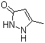 structure of CAS# 4344-87-0, 3-Methyl-3-pyrazolin-5-one
