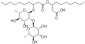 Rhamnolipid RL2分子结构 (CAS 4348-76-9)