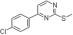 structure of CAS# 434941-55-6, 4-(4-Chlorophenyl)-2-methylthiopyrimidine
