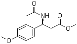 CAS 登录号：434957-82-1, (S)-N-乙酰基-4-甲氧基-beta-苯丙氨酸甲酯, (S)-3-乙酰氨基-3-(4-甲氧基苯基)丙酸甲酯