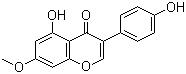 structure of CAS# 437-64-9, 4',5-Dihydroxy-7-methoxyisoflavone